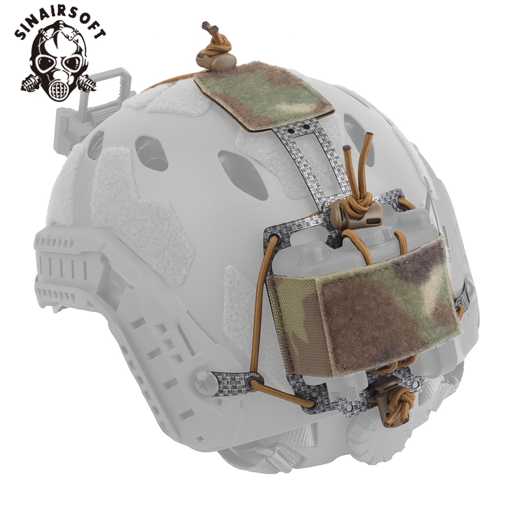 หมวกกันน็อค SINAIRSOFT NVG กล่องแบตเตอรี่กระเป๋าน้ําหนักเบาปรับอุปกรณ์การมองเห็นได้ในเวลากลางคืนหมวกกันน็อคกระเป๋าสมดุล