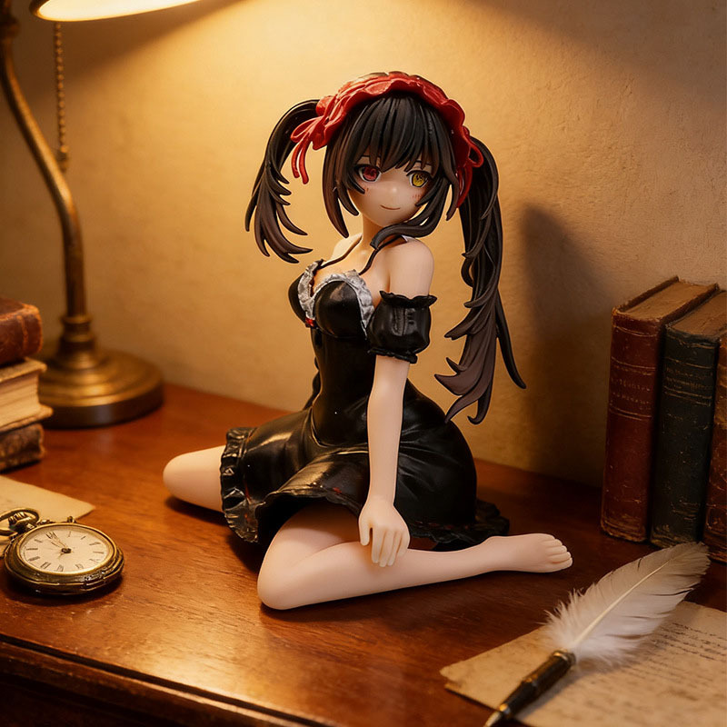 11 ซม.อะนิเมะรูป Tokisaki Kurumi nightgown action ตัวเลข Tokisaki Kurumi ตุ๊กตาตุ๊กตาของเล่นผู้ใหญ่ค