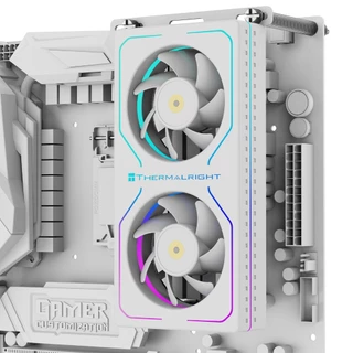 Thermalright MC-2 ARGB คอมพิวเตอร์ Memory Heatsink จับคู่พร้อมพัดลมคู่ประสิทธิภาพสูง เหมาะสําหรับ DDR/DDR2/DDR3/DDR4/DDR5