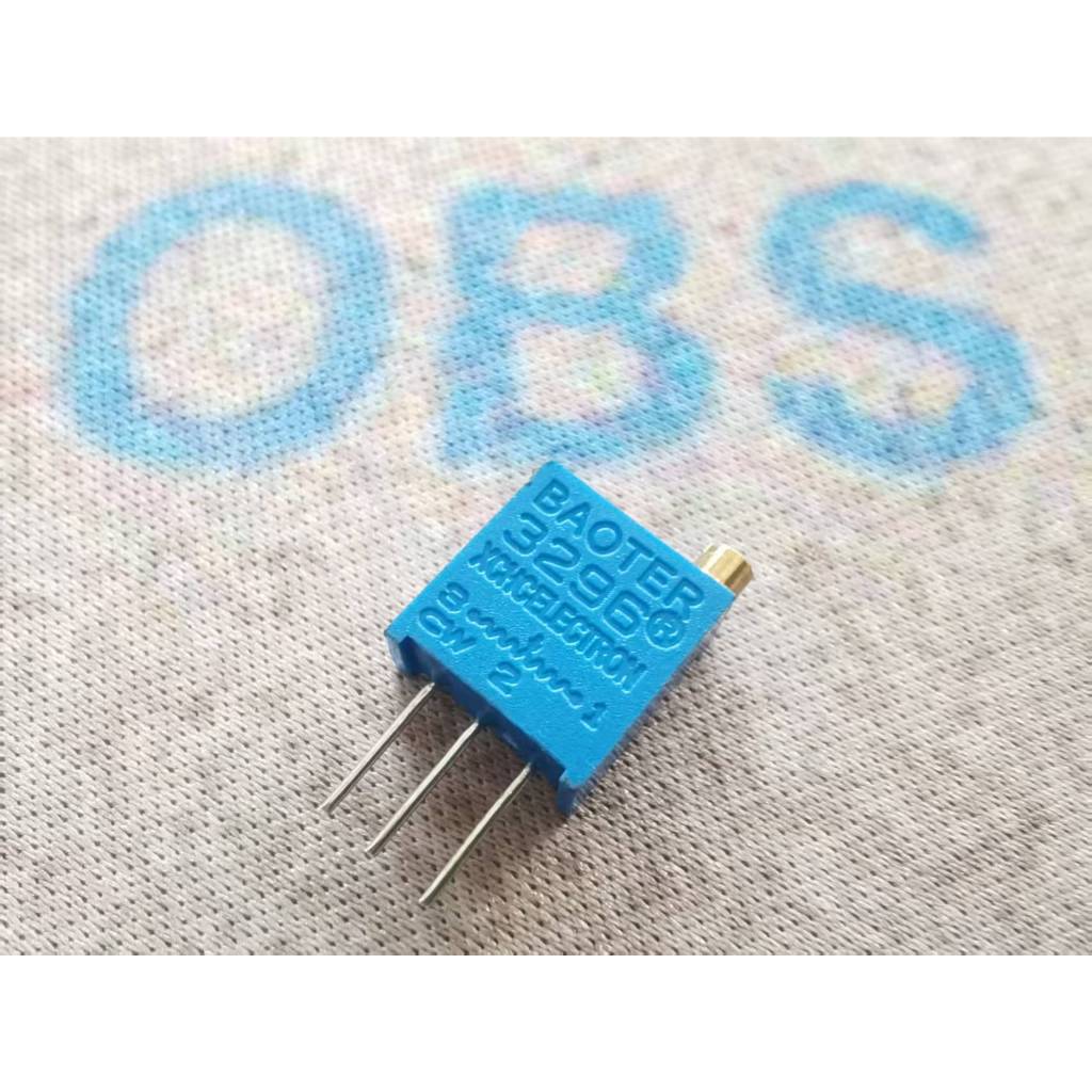 ((10 ชิ้น) 3296W-500 3296W-104 Glass Glaze Pre-Adjustment Potentiometer Precision Adjustable Resisto