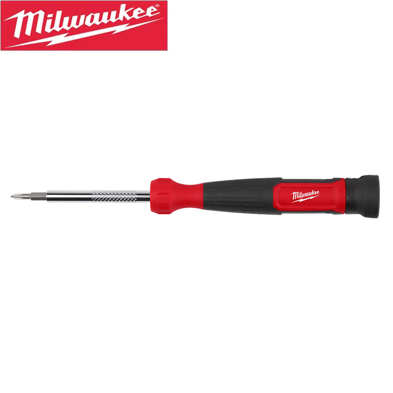 Milwaukee 48-22-2930 4-in-1 Precision Multi-Bit ไขควงซ็อกเก็ตไดรฟ์ Bits Chrome-plated Double-ended เครื่องมือ