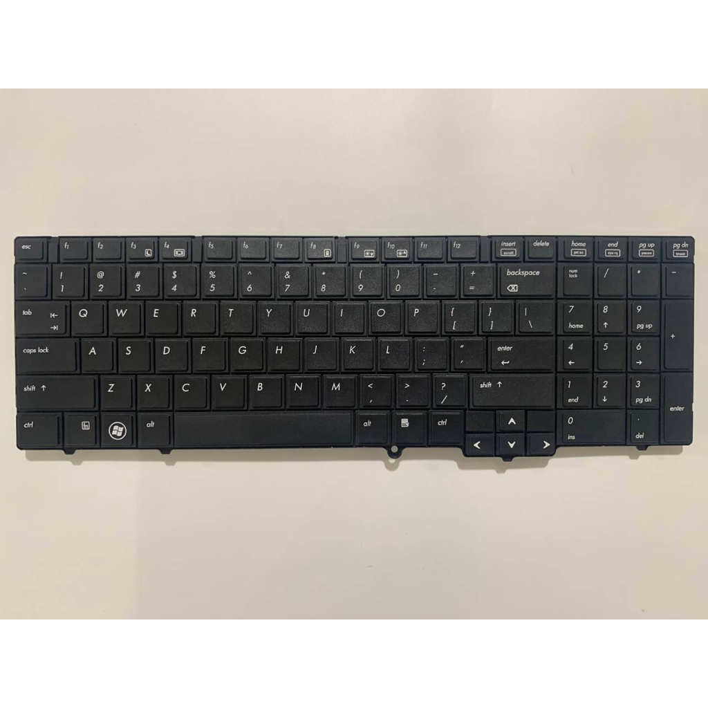 US รูปแบบแป้นพิมพ์แล็ปท็อปสําหรับ HP 6540B 6550B 6555B E6520 E6530 E6540 E5520 E5530 0HG3G3 609877-0