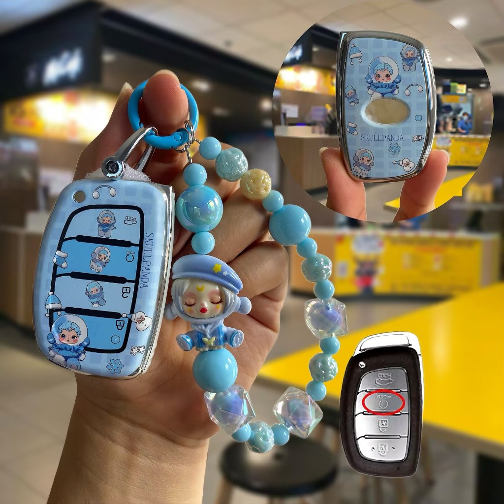 ฝาครอบกุญแจรถสําหรับ Hyundai Creta 2022-2023, Hyundai Stargazer 2023, Hyundai I10/ Elantra 2020, Hyu