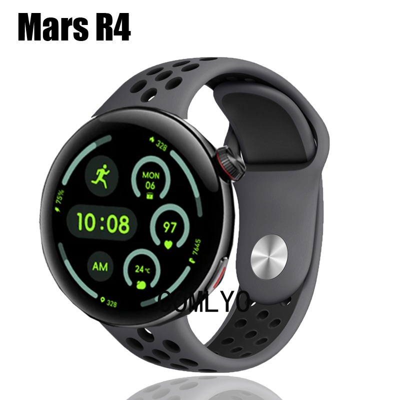 สําหรับ Aolon Mars R4 สายนาฬิกาอัจฉริยะซิลิโคนสายรัดข้อมือสีรุ้งสําหรับผู้หญิงผู้ชาย