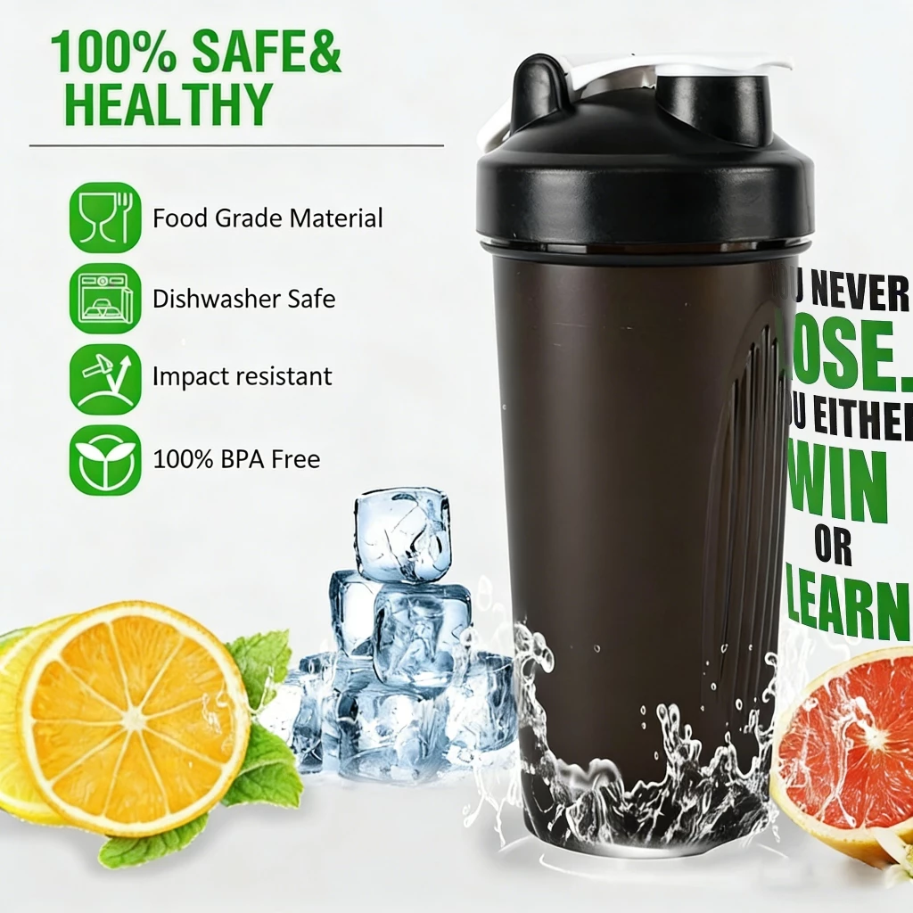 GENFOLL ถ้วย Shaker ผสมเวย์โปรตีน กันรั่วซึม ปลอดสาร BPA thumbnail 3