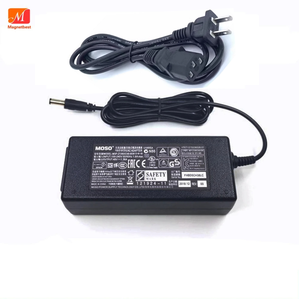 MOSO 48V 1.36A 65W MSP-Z1360IC48.0-65W HU10421-140108 อะแดปเตอร์ AC สําหรับเครื่องบันทึกวิดีโอ Hikvi