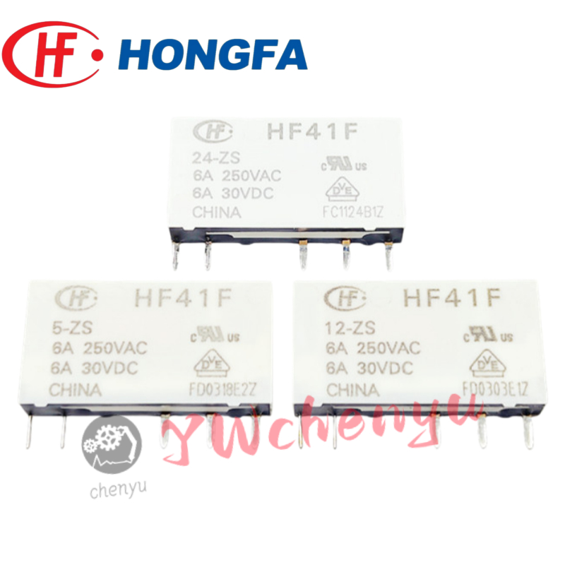 HONGFA รีเลย์ HF41F-5 12 24-ZS HS ZST HST 41F-1Z-C2-1