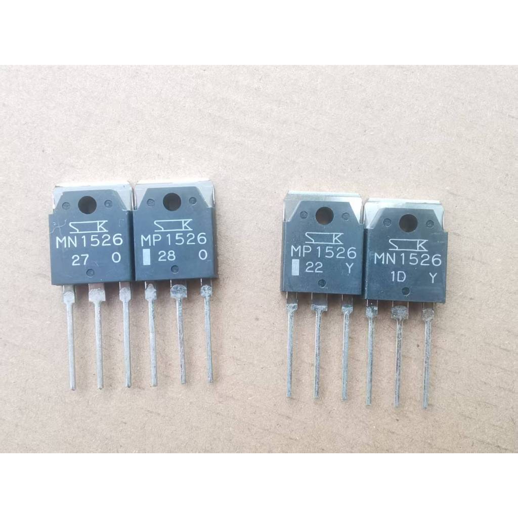 ((1 คู่) MN1526 ยี่ห้อใหม่ MP1526 O-Gear Y-Gear นําเข้าญี่ปุ่น SANKEN Tube Power Tube Audio Power Am