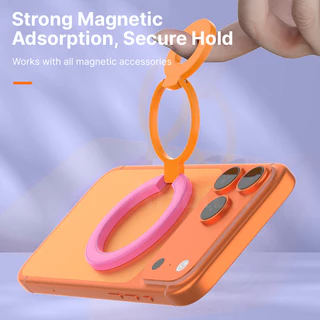XHotch Dopamine Contrast Magnetic Folding Stand Universal Phone And Tablet Stand Double Sided Magnetic Attraction พร้อมการหมุน 360 องศาแบบพกพาขาตั้งสามพับ