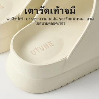 UTUNE รองเท้าแตะสไตล์คลาสสิกสำหรับผู้หญิง พื้น EVA นุ่มและยืดหยุ่น ปรับสายรัดได้ เหมาะกับการสวมใส่ภายในและภายนอกบ้าน