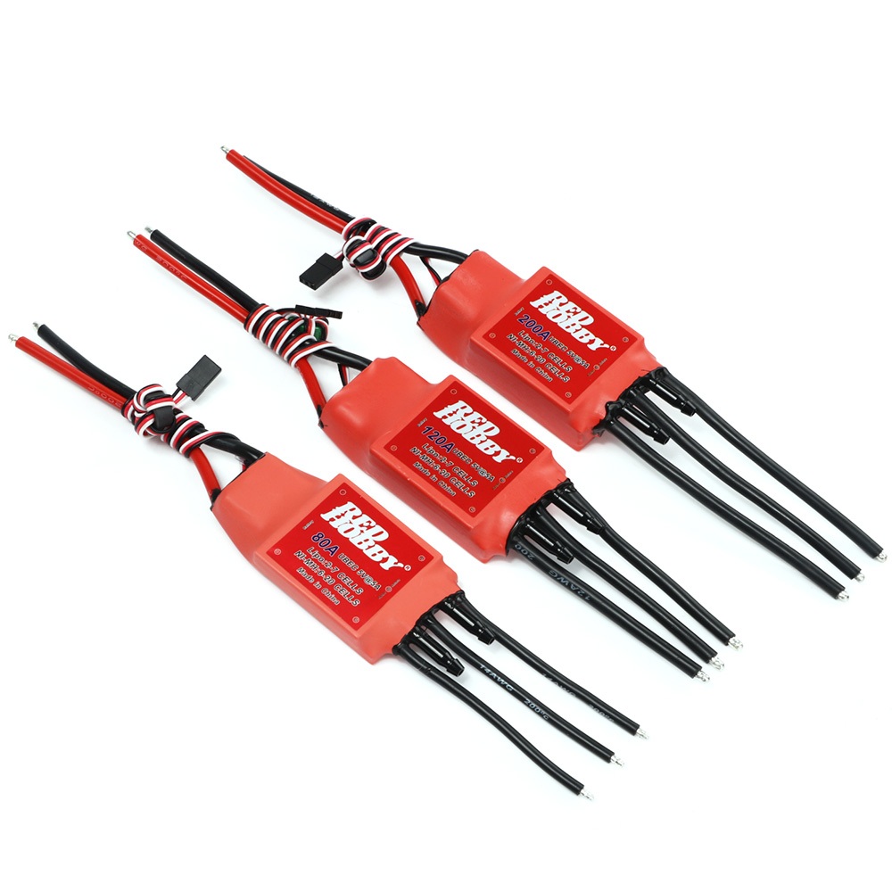 Redhobby ESC 80A 120A 200A Bidirectional Water-Cooled brushless ESC Two-Way ESC สําหรับ RC เรือนิวเม
