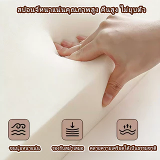 หมอนหัวเตียง ฟูกหัวเตียง หมอนอิง 180/150/120ซม ความหนา10ซม เบาะพิงหลังนุ่มมาก น่าสัมผัส ทันสมัย
