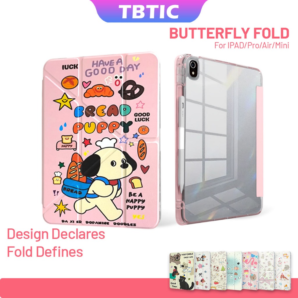 TBTIC For Xiaomi Pad case Pad 7/7Pro/8/8Pro 11.2 inch  Smart Wake/Sleep ลายน่ารัก มีที่วางปากกา