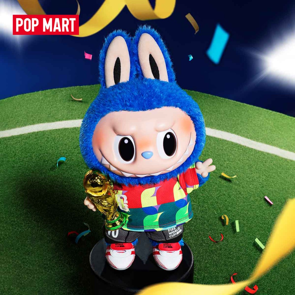 POP MART THE MONSTERS × FIFA SERIES-Catch the Win Vinyl Plush Doll Labubu Action Toys Collectable Figure Birthday Gift Kid Toy