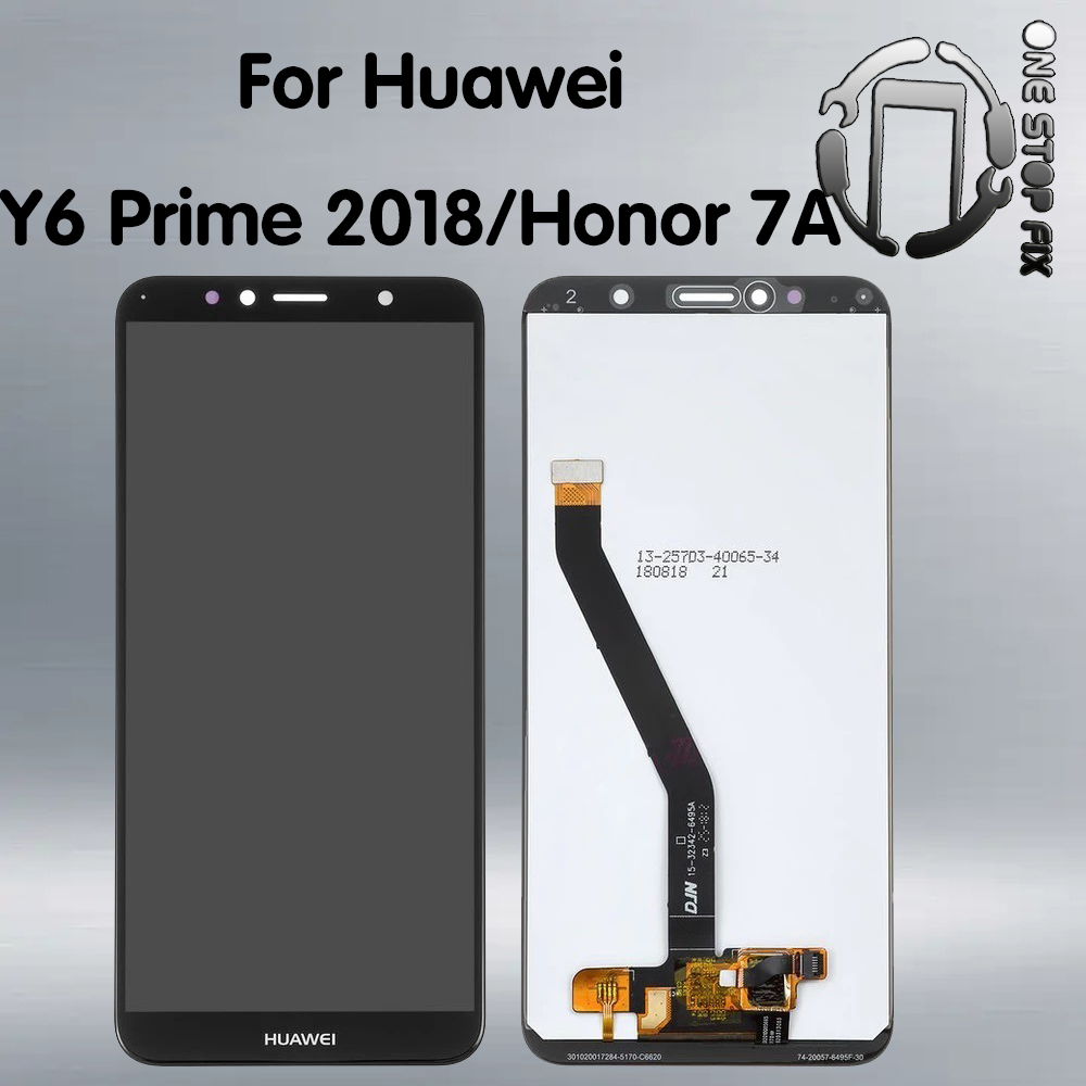 สําหรับ Huawei Y6 Prime 2018 / Honor 7A / 8E จอแสดงผล LCD + กระจกสัมผัส Digitizer