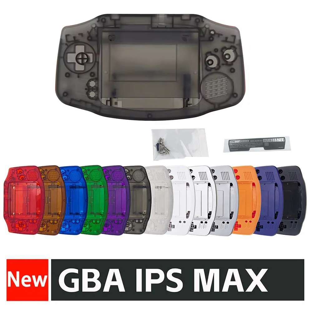 เปลี่ยน GBA IPS เปลือกลามิเนตสำหรับ 3.2 นิ้ว GBA IPS MAX ลามิเนต LCD เน้นความสว่างหน้าจอสำหรับ Gameb