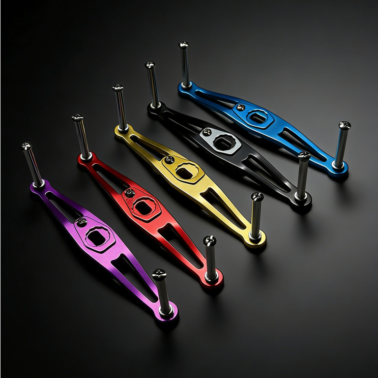 แขณโยกโลหะ Shimano ขนาด 108 มม. สำหรับรีล Daiwa และ Abu (อุปกรณ์ตกปลา)