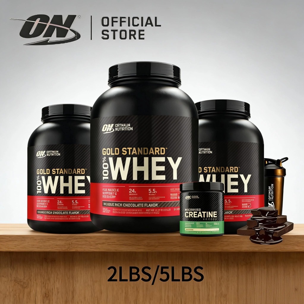 ON Optimum Nutrition Gold Standard เวย์โปรตีน 100% [2LBS/5LBS]