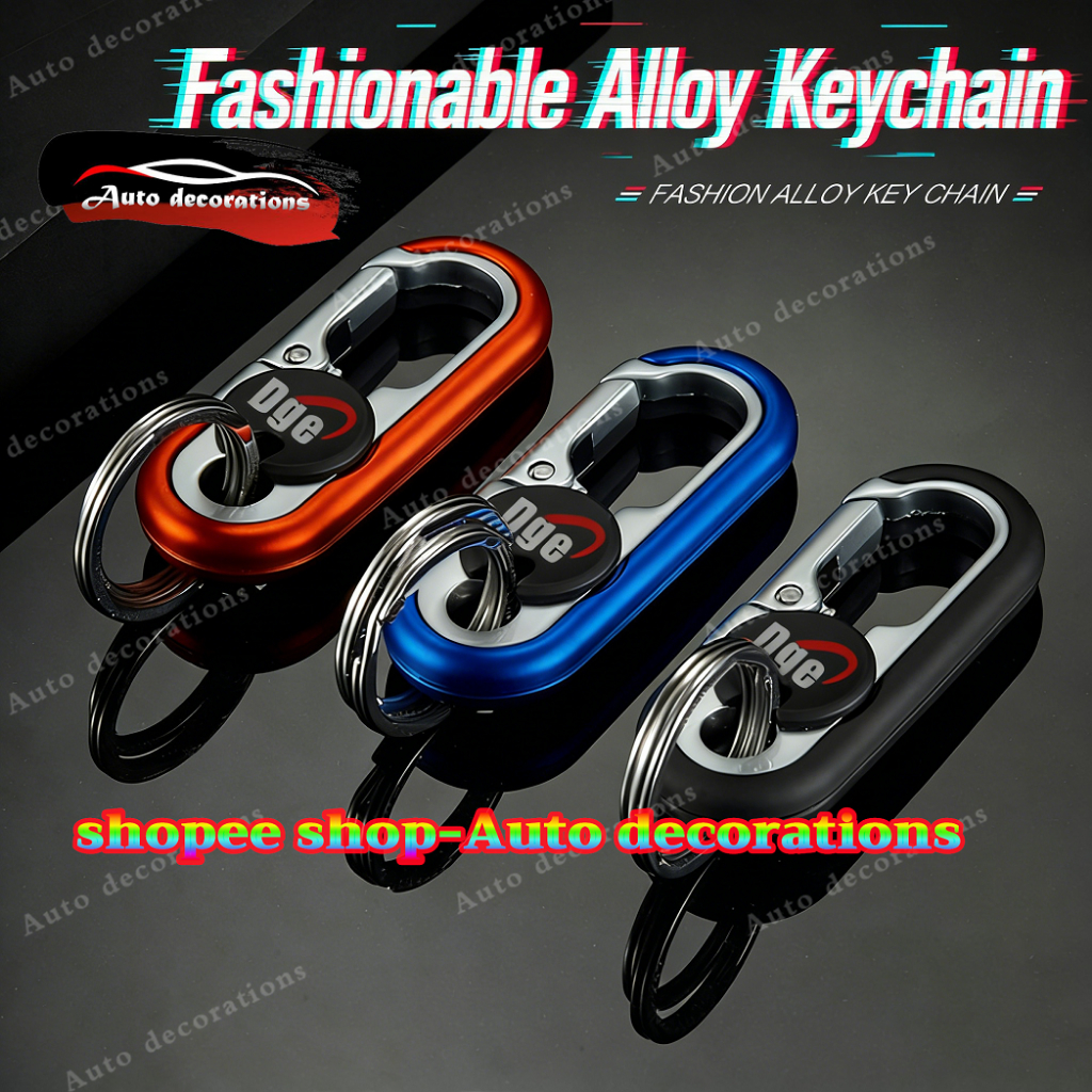 Ready StockCars and Motorcycles พวงกุญแจโลหะผสมมีสไตล์, ตะขอกุญแจความจุขนาดใหญ่, ที่ใส่กุญแจคู่