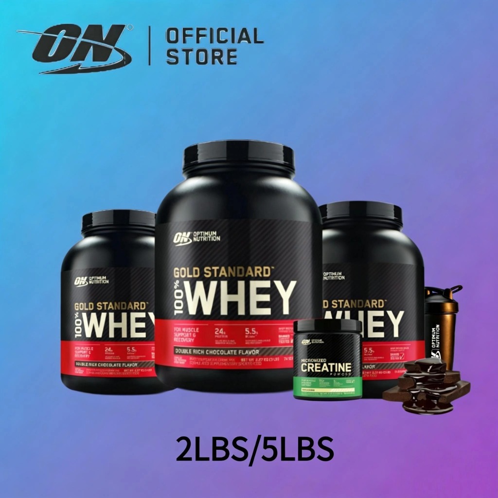 ON Optimum Nutrition Gold Standard เวย์โปรตีน 100% [2LBS/5LBS]