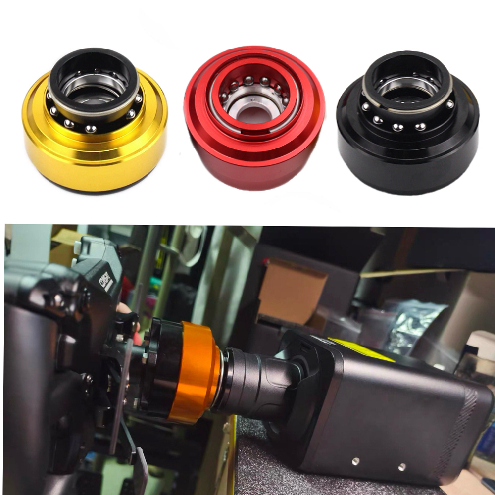70 มม.6 หลุมสําหรับ MOZA พวงมาลัย Quick Release Racing จําลองเกมพวงมาลัย Hub สําหรับ SIMAGIC M10 A/M
