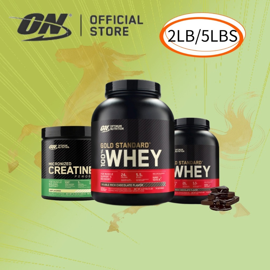 ON Optimum Nutrition Gold Standard เวย์โปรตีน 100% [2LBS/5LBS]