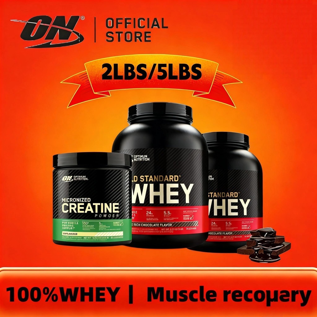 ON Gold Standard Whey & Creatine Combo 2lb/5lb + 300g | การฟื้นฟูกล้ามเนื้อ & อาคาร + เครื่องปั่นฟรี