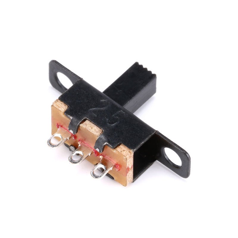 20pcs/10pcs 50V 0.5 SS12F15 Mini ขนาดสีดํา SPDT สไลด์สวิทช์สําหรับ DIY Power โครงการอิเล็กทรอนิกส์ G