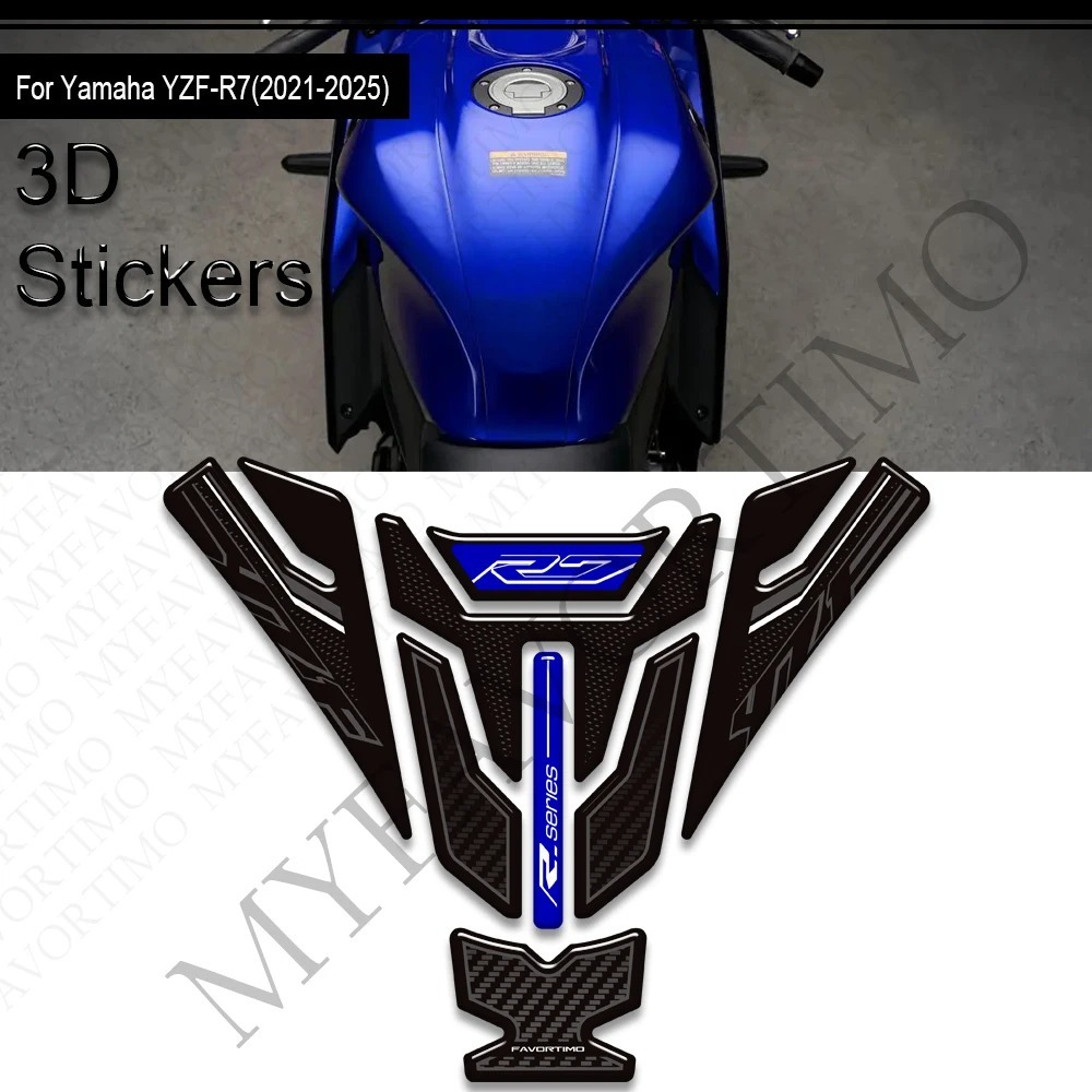 สําหรับ Yamaha YZF-R7 YZFR7 YZF R7 รถจักรยานยนต์ถัง Pad Cap Grips แก๊สการใช้น้ํามันชุดเข่า Fairing F