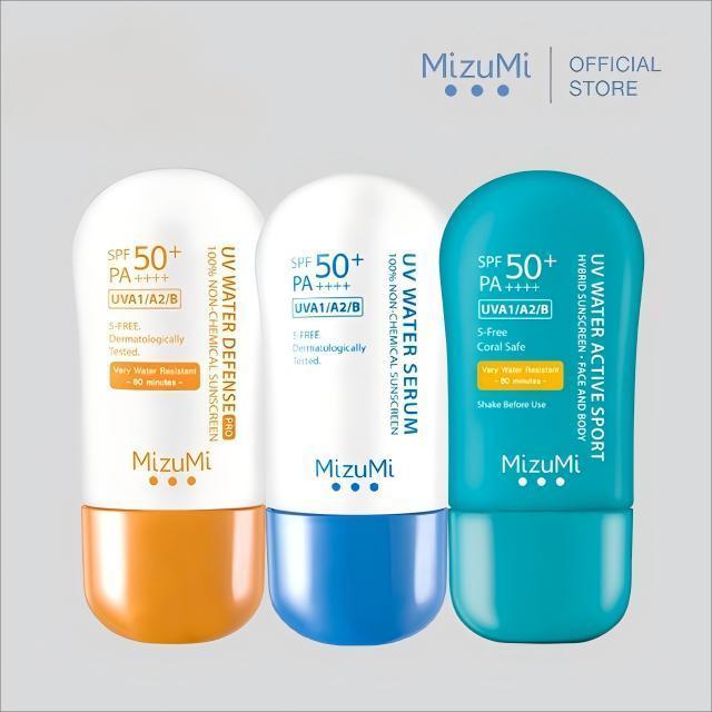 Mizumi UV Water Serum Defense SPF50+ Mizumi ครีมกันแดดสําหรับผิวแพ้ง่ายกันน้ํา