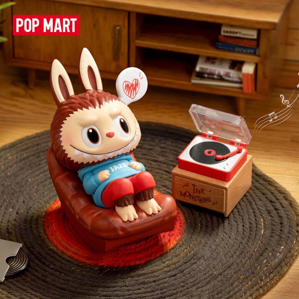 POP MART LABUBU Jazz Figure THE MONSTERS Action Toys Collectable Figure Birthday Gift Kid Toy