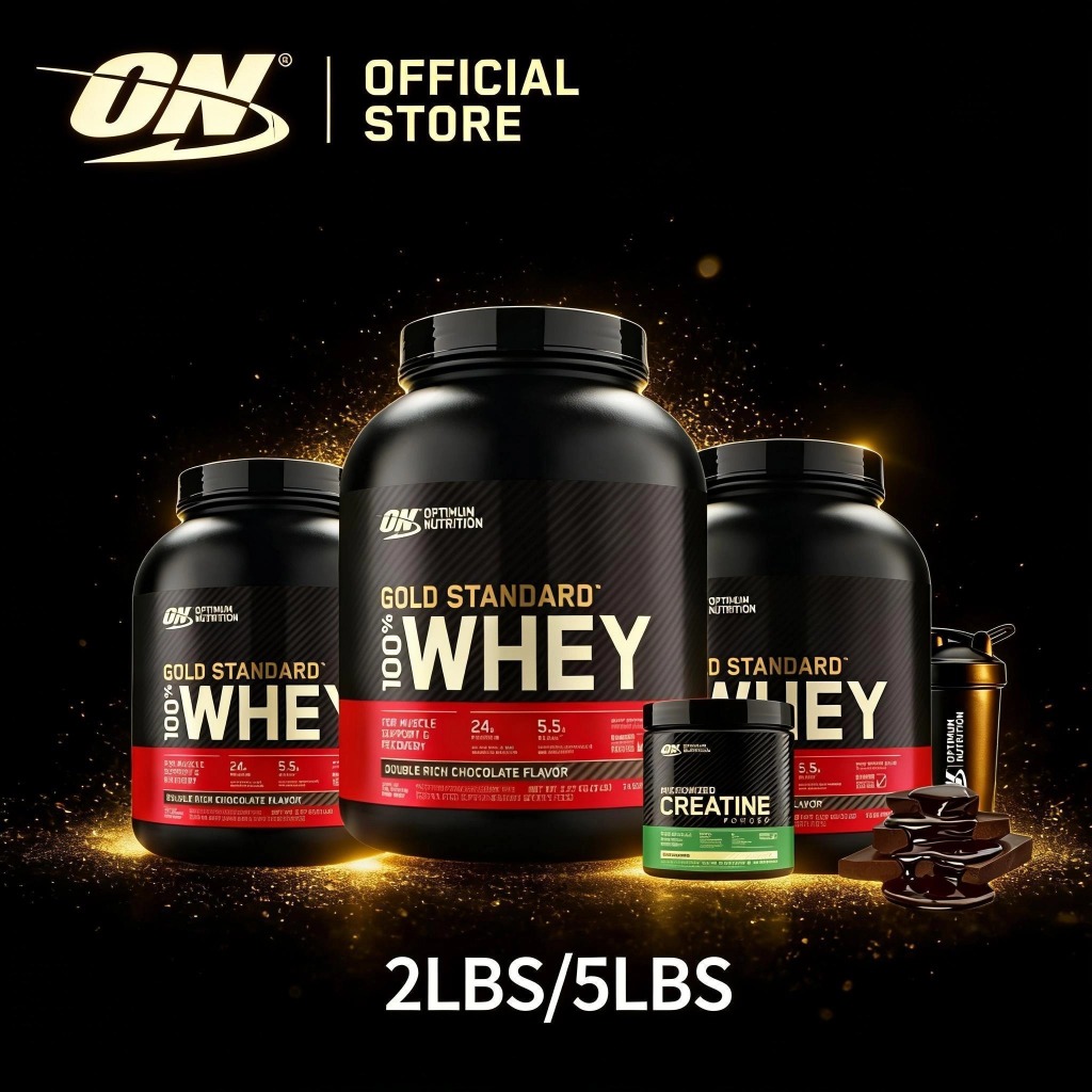 ON Optimum Nutrition Gold Standard เวย์โปรตีน 100% [2LBS/5LBS]