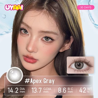 UYAAI คอนแทคเลนส์ คอนแทคเลนส์สายตาสั้น Green Apex สีเขียว 14.2 มม.