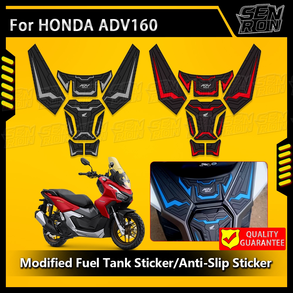 Deckpad ADV 160 / TANK PATS RUBBER PROTECTOR / ACCESSORIES HONDA ADV 160 / BODY PROTECTOR ADV 160