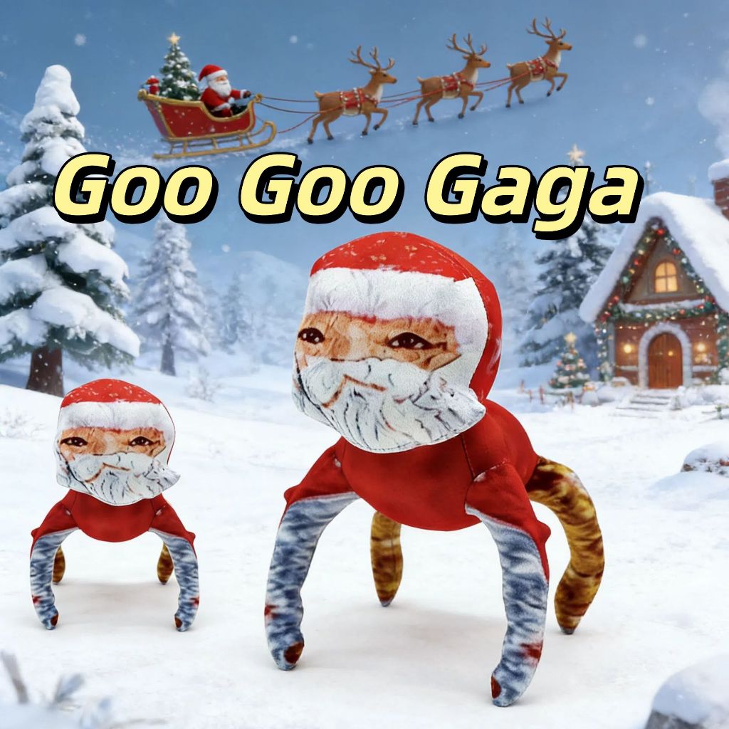 Goo Goo Gaga Santa ของเล่นตุ๊กตาของขวัญยอดนิยม goo gaga