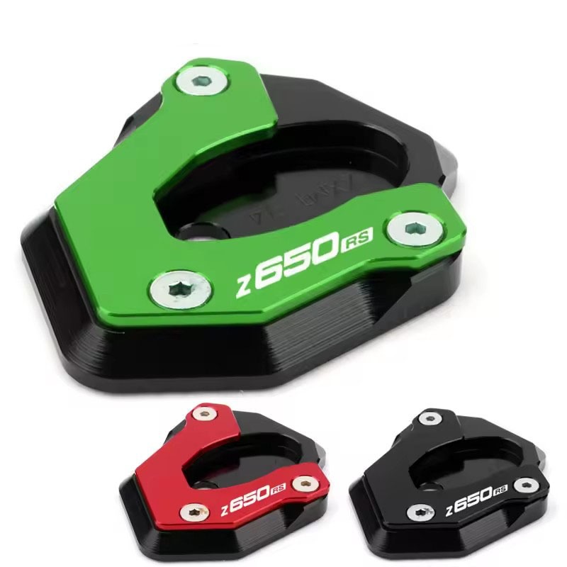 สําหรับ KAWASAKI Z650RS Z 650RS Z650 RS 2021 2022 2023 รถจักรยานยนต์ CNC Kickstand Sidestand ขาตั้งข