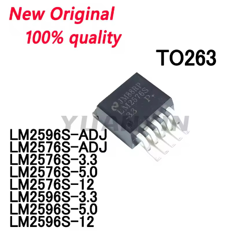 5PCS LM2596S-ADJ LM2576S-ADJ LM2576S-3.3 LM2576S-5.0 LM2576S-12 LM2596S-3.3 LM2596S-5.0 LM2596S-12 T