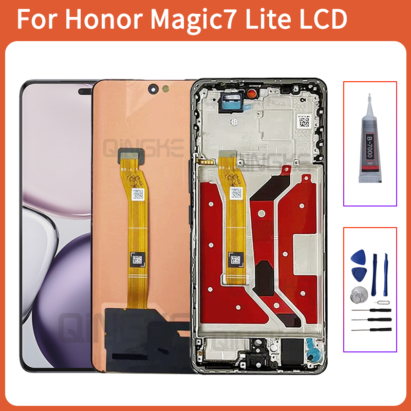 สําหรับ Honor Magic7 Lite LCD BRP-NX1 จอแสดงผล Touch Screen Digitizer Assembly สําหรับ Honor Magic7 