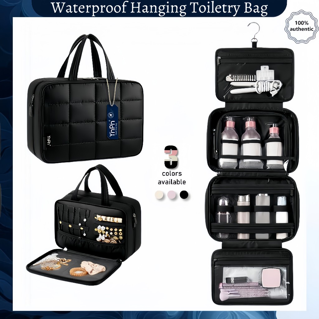 กระเป๋าท่องเที่ยว กระเป๋าแขวนผนัง จัดเก็บอุปกรณ์อาบน้ำ toilet bag