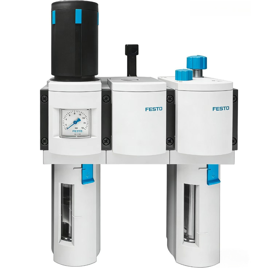 FESTO Air Source Treatment Group MS6-FRM-1/2 MS6-LFR-1/2-D7-EFRM-AS MS6-SV-1/2-C-10V24-S ใหม่เอี่ยม