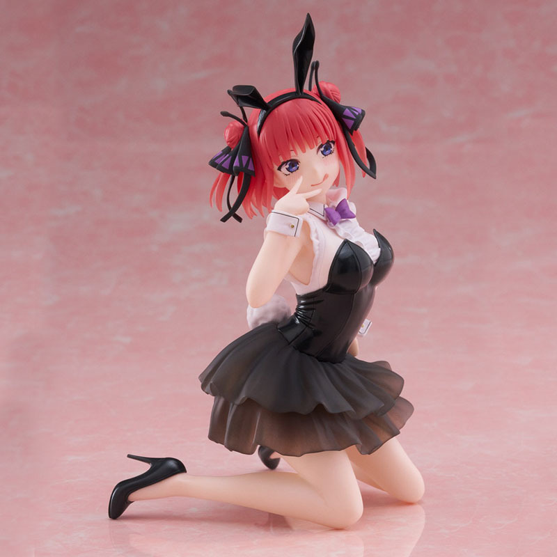 14 ซม.อะนิเมะ Nakano Nino รุ่น Q นั่งท่าทาง Action Figure PVC ของเล่นตุ๊กตาตกแต่งโต๊ะเครื่องประดับรถสะสมของขวัญชนิดบรรจุกล่อง