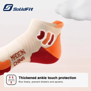 SolidFit ผู้หญิง รุ่น Low Cut ข้อสั้น ถุงเท้าวิ่ง ไร้ตะเข็บ ระบายอากาศเยี่ยม