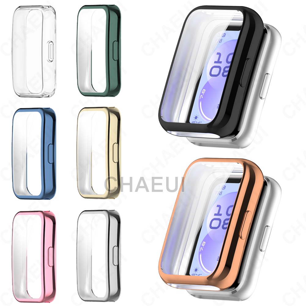 ป้องกันหน้าจอ ทีพียู กรณีปกเชลล์อุปกรณ์เสริมสําหรับ Huawei Band 11 Pro 10 9 8 7 6 / Honor Band 7 6