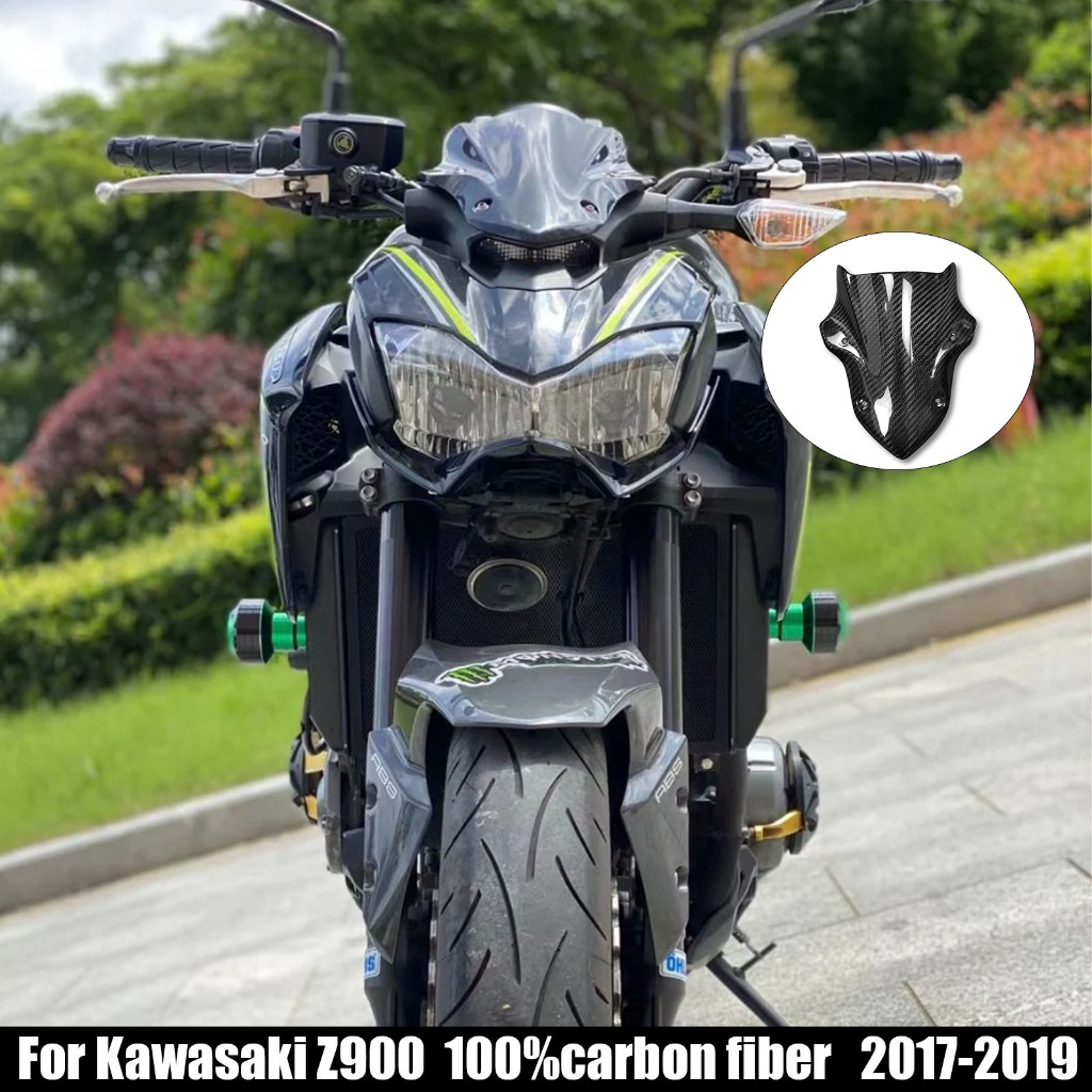 เหมาะสําหรับ KAWASAKI Z900 2017-2019 Z-900 Z 900 คาร์บอนไฟเบอร์รถจักรยานยนต์ Fairing Kit Fairing กระ