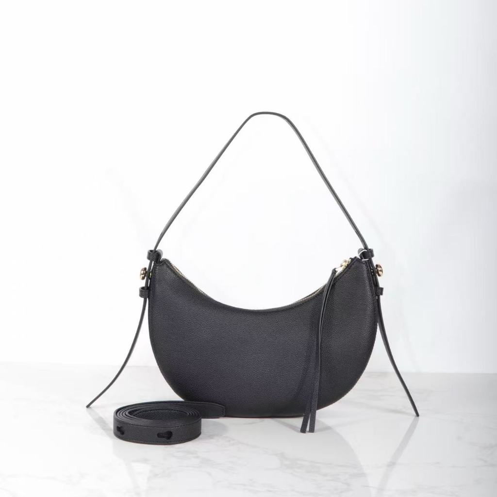ของแท้หนัง Crescent Bag Crescent Bag Girls Underarm Bag