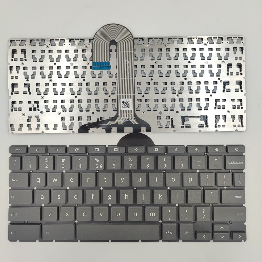 US Layout แป้นพิมพ์แล็ปท็อปสําหรับ HP Chromebook 11 G9 EE 11 G8 EE ไม่มีจุดไม่มีเรืองแสงสีดํา