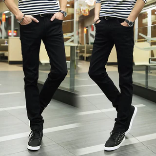 กางเกงยีนส์ขายาวชาย แฟชั่นผู้ชาย ใส่สบาย jeans 2 สี