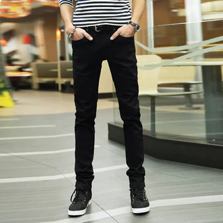 กางเกงยีนส์ขายาวชาย แฟชั่นผู้ชาย ใส่สบาย jeans 2 สี