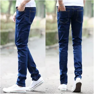 กางเกงยีนส์ขายาวชาย แฟชั่นผู้ชาย ใส่สบาย jeans 2 สี