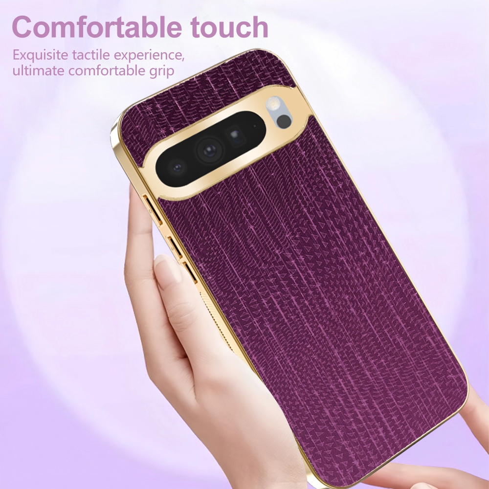 เหมาะสําหรับ Google Pixcel 6 7 9 10 Pro XL 6A 7A 8A 9A Luxury Meteor เลียนแบบหนังเคสโทรศัพท์